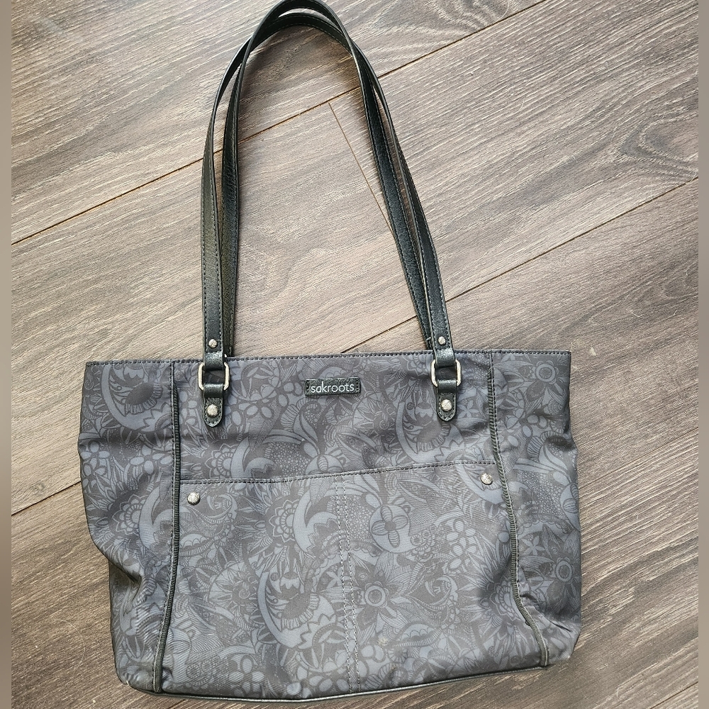 Sakroots Black Tonal Tote